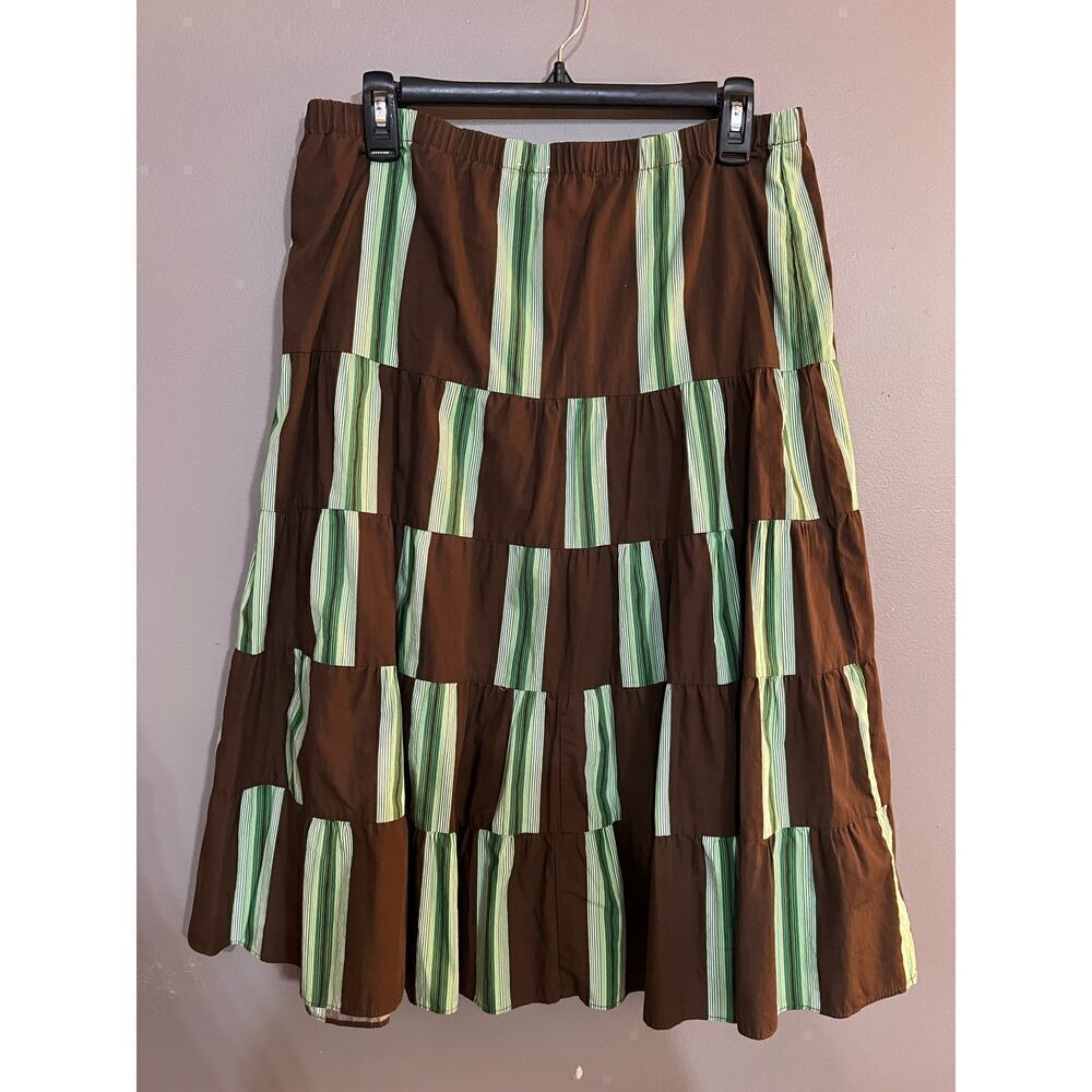 Old Navy Vintage patchwork boho hippie skirt womens small